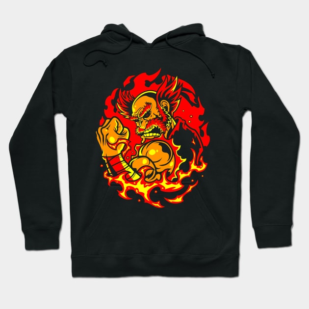 heihachi mishima x simpsons Hoodie by Ekim.B